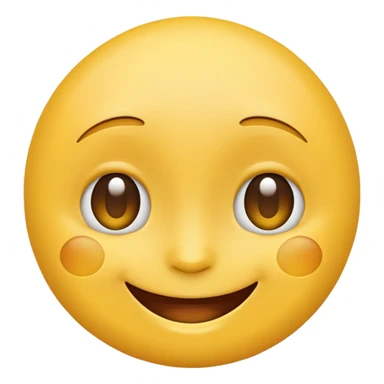 happy face emoji (no cheecks) sticker