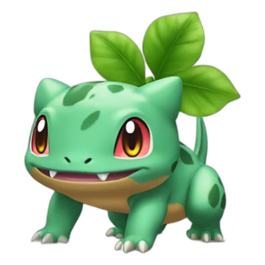 Bulbisaur Pokémon terre plante sticker