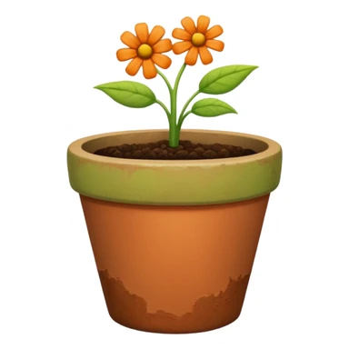 flower pot sticker