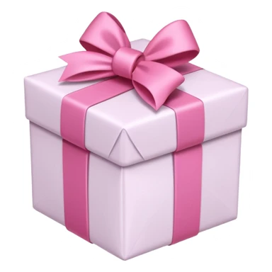 Pink present emoji small sticker