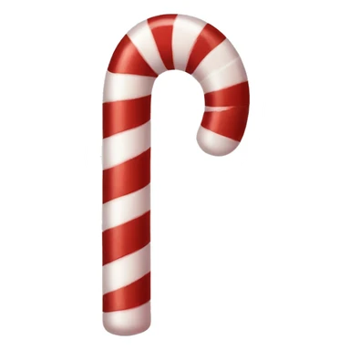 Candy cane sticker