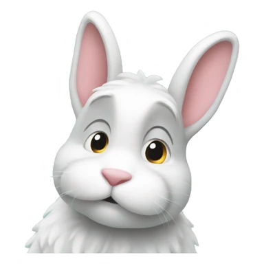 🐰 with 🙄 sticker