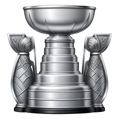 Hockey Stanley Cup championship trophy sticker