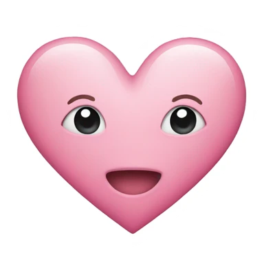 Pink heart sticker