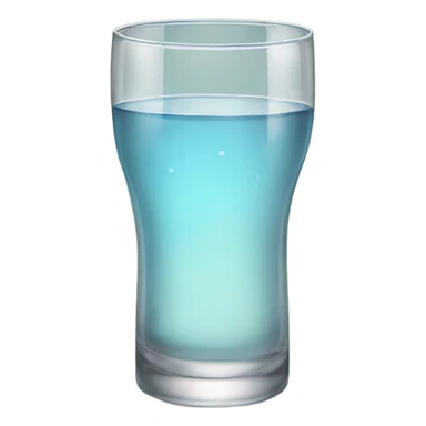 Glass half full sticker