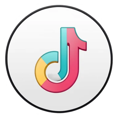 Logo tiktok sticker