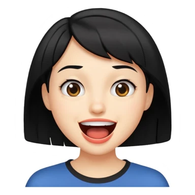 Draw IShowSpeed with short black hair, expressive wide-open mouth & hyped reaction look. sticker