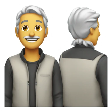 vento sorrindo sticker