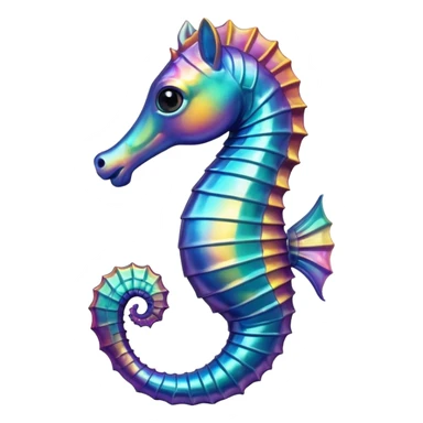 Sea horse sticker