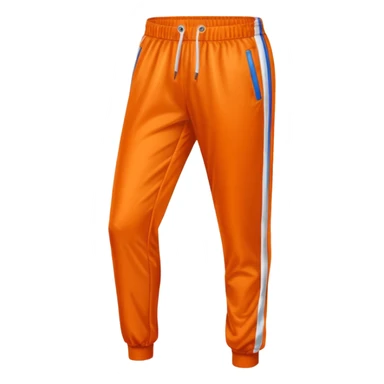 Tracksuit bottom orange sticker