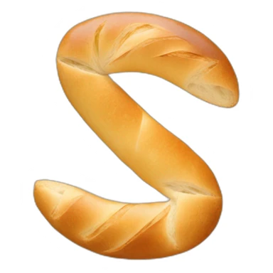 The Infinite symbol made of baguette sticker