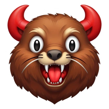 beaver killed by Satan because he talked a lot sticker
