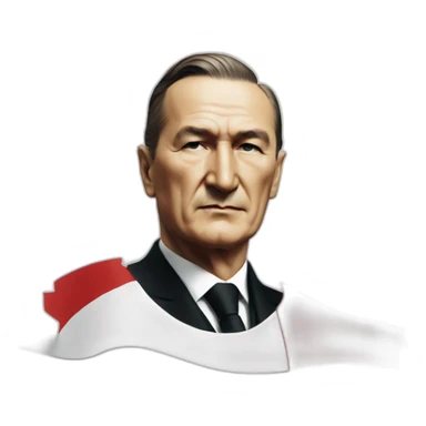 Ataturk england flag sticker