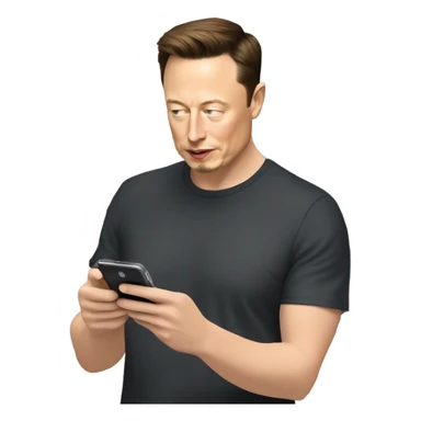 Elon musk shopping at Verizon sticker