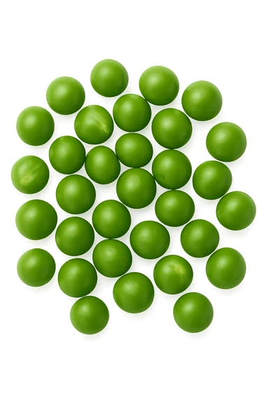 piselli visti dall'alto sticker