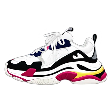 balenciaga triple s sticker