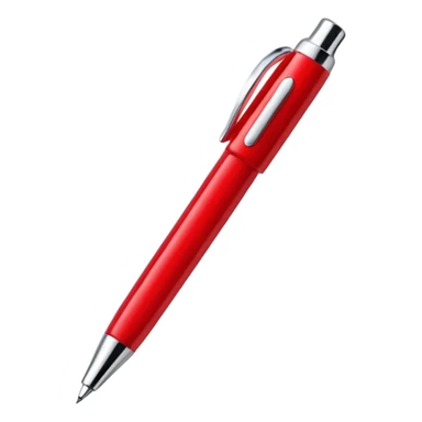 red writing pen sticker