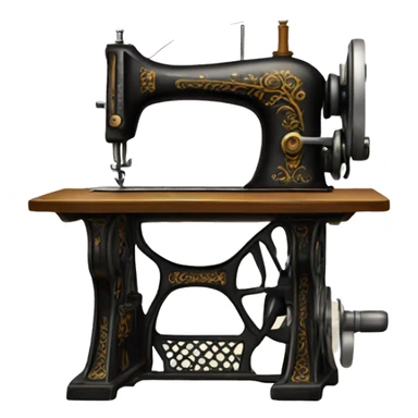 Old sewing machine sticker