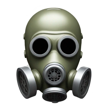 Mickey Mouse gas mask sticker