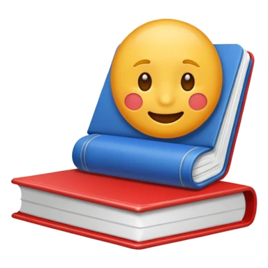 An emoji for school work sticker