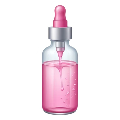 Pink skin care sérum sticker