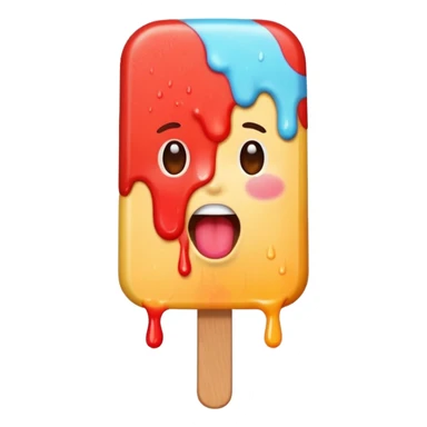 Tongue licking popsicle  sticker