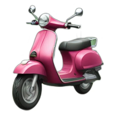 scooter dans la foret sticker