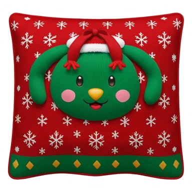 Christmas blanket sticker