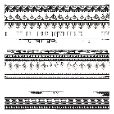 Indian textile pattern with geometric designs sticker