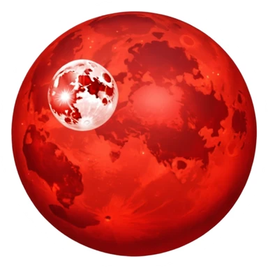 RED MOON  sticker