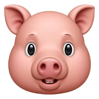 Un cochon qui fait stop  sticker