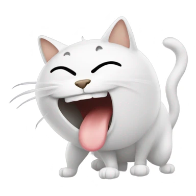Cat farting  sticker
