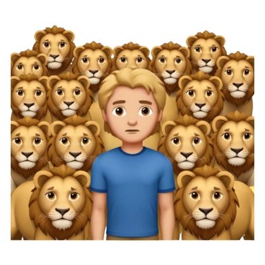 daniel and lions den sticker