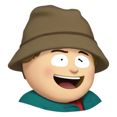 Eric Cartman Laughing sticker