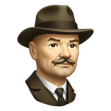Vladimir lenin chapeau sticker