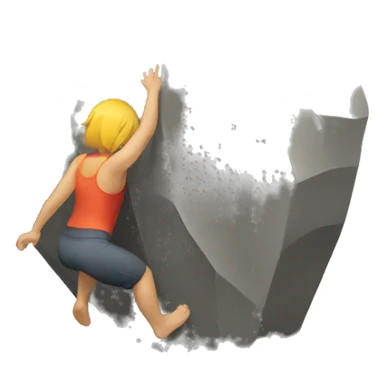 indoor bouldering sticker