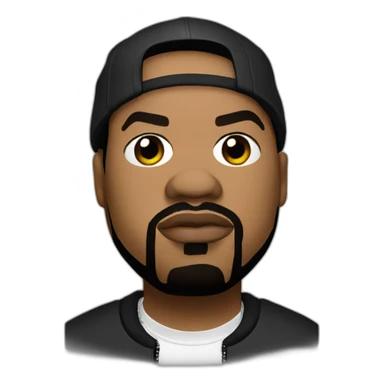 rapper-ice cube sticker