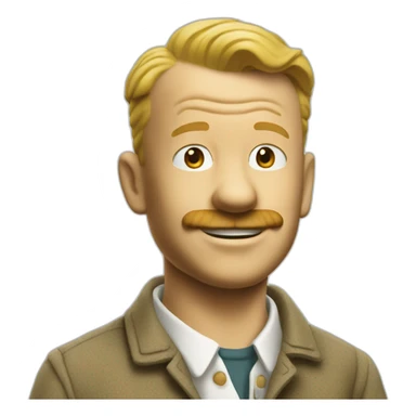 Tintin sticker