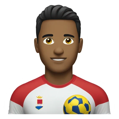 Colombian soccer player  sticker
