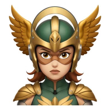 dc hawkgirl sticker