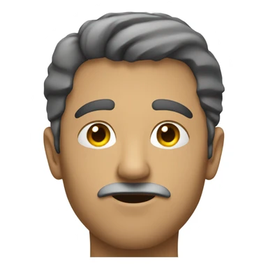 Man looking up sticker