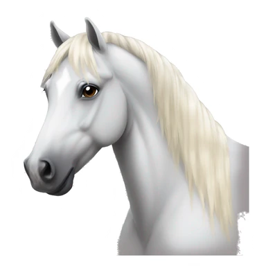 bay stallion with a circular white mark on head sticker