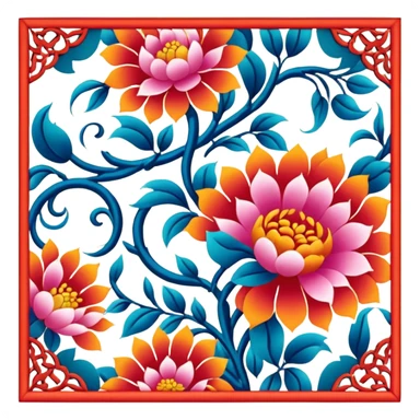 China traditional sticker