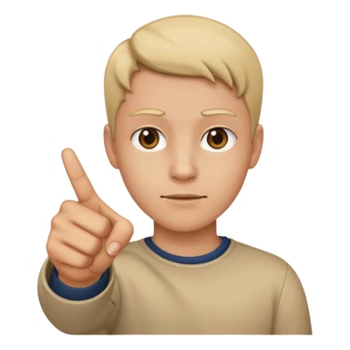 POINTING FINGER DIRECTLY TO CAMERA sticker