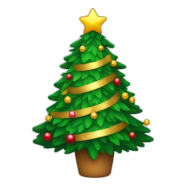 xmas tree sticker