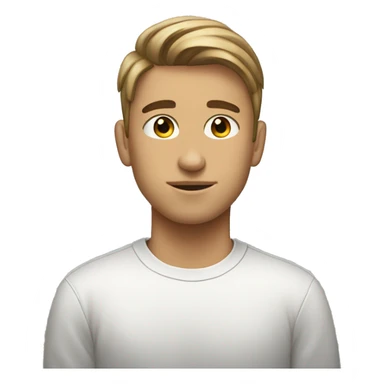 17 years old white male with laptop dominant nice haircut sticker