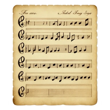 old folk song sticker