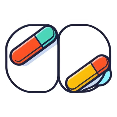 Pill Capsule sticker