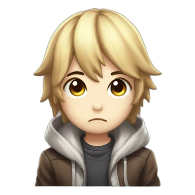 maplestory sad face sticker