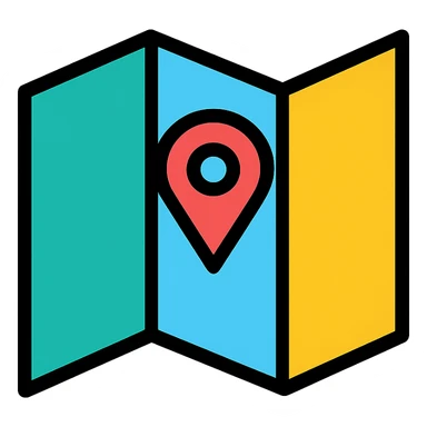 A map sticker